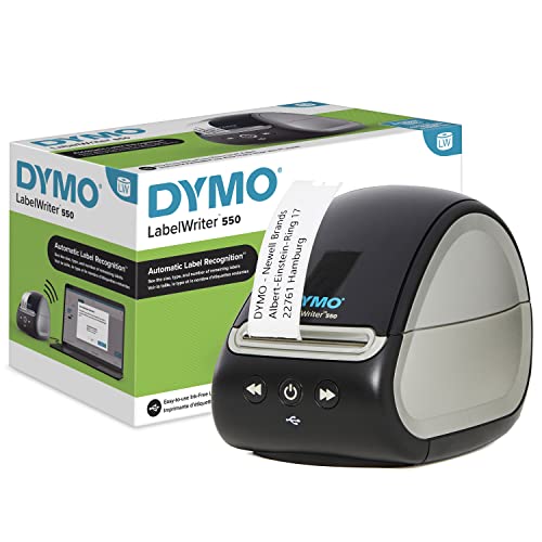 DYMO Labelwriter 550 Etikettendrucker, direkte Wärme, 300 x 300 DPI, Etikettenbreite (max.): 61 mm, USB von DYMO