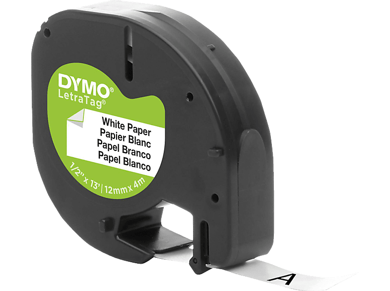 DYMO Letratag Papier Schriftband Weiß von DYMO