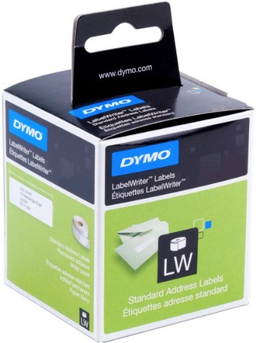 DYMO S0722530 - LW-Labels 12X 24MM - LW-Labels 12X 24MM White 1X 1000PCS/ LabelWriter Vielzweck Etiketten, 12 mm x 24 mm (je 2 hoch), weiß, wiederablösbar, 1000 Etiketten von DYMO