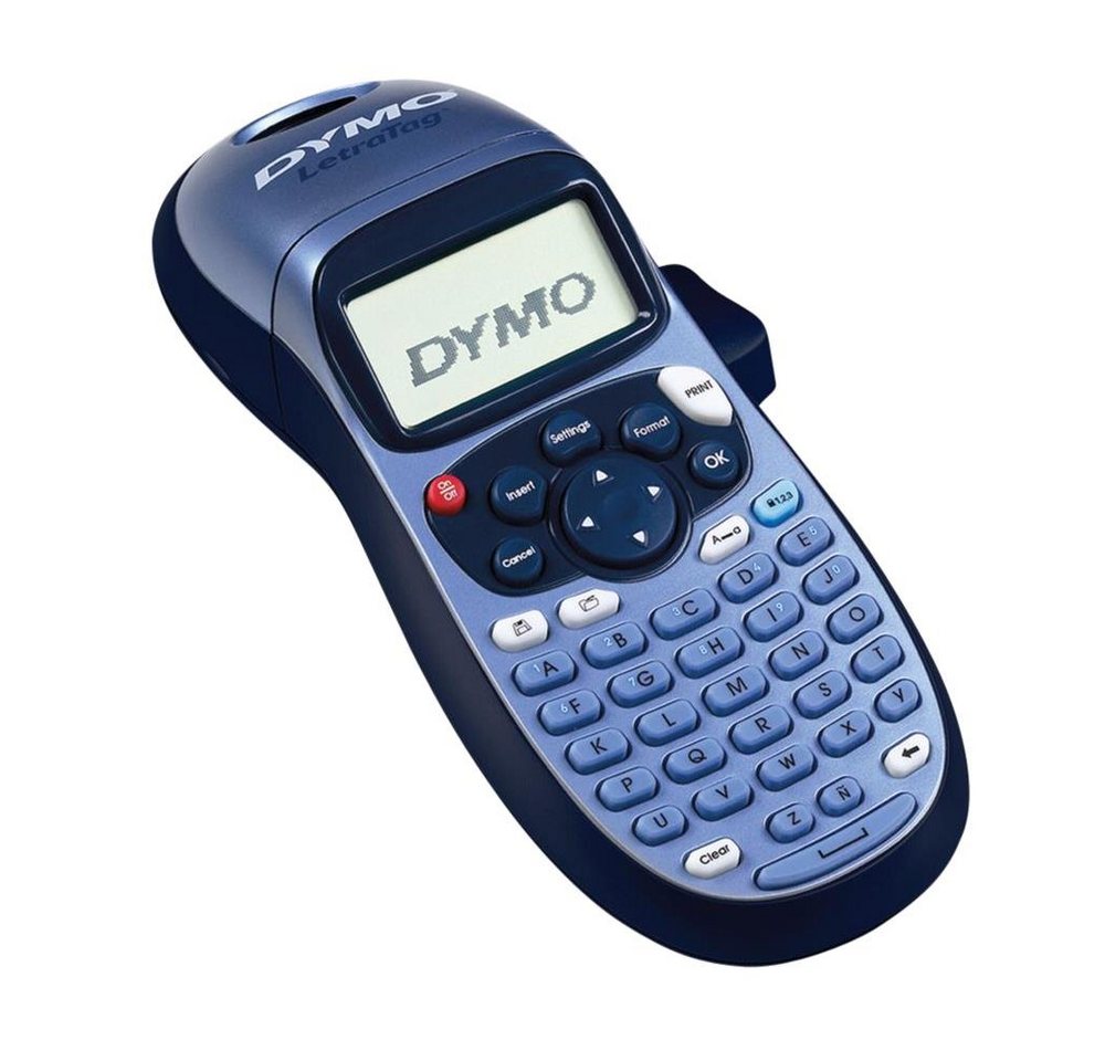 DYMO S0883990 LetraTag LT-100H Etikettendrucker, (Mobiles Beschriftungsgerät Handgerät Blau) von DYMO