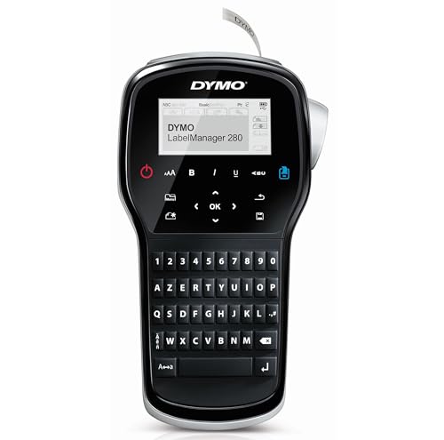 Dymo LabelManager 280, Schwarz/Silber,Hellblau von Dymo