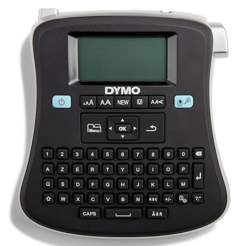 Dymo S0784460 Etikettendrucker 210D Azerty Tastatur, Schwarz;Silber von DYMO