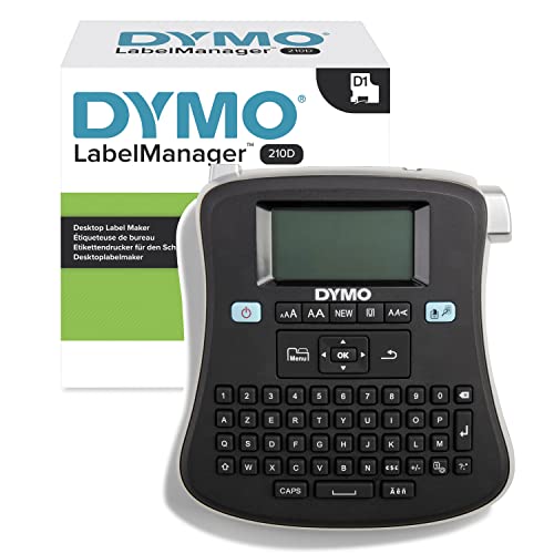 Dymo S0784460 Etikettendrucker 210D Azerty Tastatur, Schwarz;Silber von DYMO