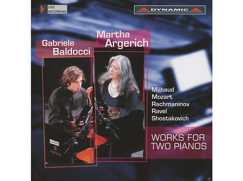 Martha Argerich, Gabriele Baldocci - Works For Two Pianos (CD) von DYNAMIC