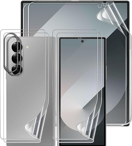 DYNASCO 2 Sätze Schutzfolie für Samsung Galaxy Z Fold 6, HD Klar Blasenfreie Weich TPU Folie Samsung Galaxy Z Fold 6 7,6 Zoll - Vollständige Abdeckung Displayschutzfolie Fingerabdruck-ID Unterstützen DYNASCO 2 Sätze Schutzfolie für Samsung Galaxy Z Fold 6, HD Klar Blasenfreie Weich TPU Folie Samsung Galaxy Z Fold 6 7,6 Zoll - Vollständige Abdeckung Displayschutzfolie Fingerabdruck-ID Unterstützen von DYNASCO