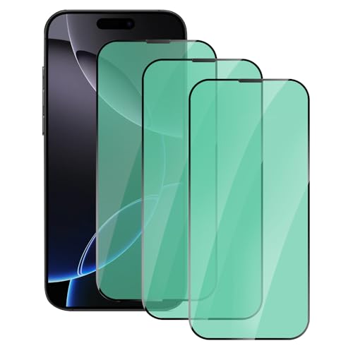 DYNASCO 3 Stück Anti-Blaulicht Schutzfolie für iPhone 16 Pro Max, 9H Härte Gehärtetes Glas Grünlicht-Augenschutz Displayschutzfolie für iPhone 16 Pro Max 6,9 Zoll - Kratzfest, Anti-Fingerprint DYNASCO 3 Stück Anti-Blaulicht Schutzfolie für iPhone 16 Pro Max, 9H Härte Gehärtetes Glas Grünlicht-Augenschutz Displayschutzfolie für iPhone 16 Pro Max 6,9 Zoll - Kratzfest, Anti-Fingerprint von DYNASCO