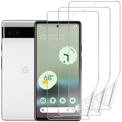 DYNASCO 3 Stück Schutzfolie für Google Pixel 6A, Klar HD Weich TPU Displayschutzfolie für Google Pixel 6A 6,1 Zoll - Fingerabdruck-ID Unterstützen, Hohe Empfindlichkeit, Blasenfreie Folie DYNASCO 3 Stück Schutzfolie für Google Pixel 6A, Klar HD Weich TPU Displayschutzfolie für Google Pixel 6A 6,1 Zoll - Fingerabdruck-ID Unterstützen, Hohe Empfindlichkeit, Blasenfreie Folie von DYNASCO