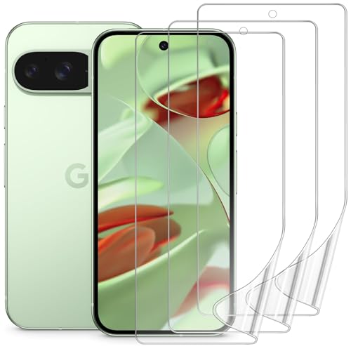 DYNASCO 3 Stück Schutzfolie für Google Pixel 9, Klar HD Weich TPU Displayschutzfolie für Google Pixel 9 6,3 Zoll - Fingerabdruck-ID Unterstützen, Hohe Empfindlichkeit, Blasenfreie Folie DYNASCO 3 Stück Schutzfolie für Google Pixel 9, Klar HD Weich TPU Displayschutzfolie für Google Pixel 9 6,3 Zoll - Fingerabdruck-ID Unterstützen, Hohe Empfindlichkeit, Blasenfreie Folie von DYNASCO