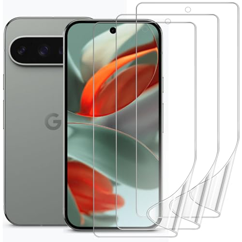 DYNASCO 3 Stück Schutzfolie für Google Pixel 9 Pro, Klar HD Weich TPU Displayschutzfolie für Google Pixel 9 Pro 6,3 Zoll - Fingerabdruck-ID Unterstützen, Hohe Empfindlichkeit, Blasenfreie Folie DYNASCO 3 Stück Schutzfolie für Google Pixel 9 Pro, Klar HD Weich TPU Displayschutzfolie für Google Pixel 9 Pro 6,3 Zoll - Fingerabdruck-ID Unterstützen, Hohe Empfindlichkeit, Blasenfreie Folie von DYNASCO