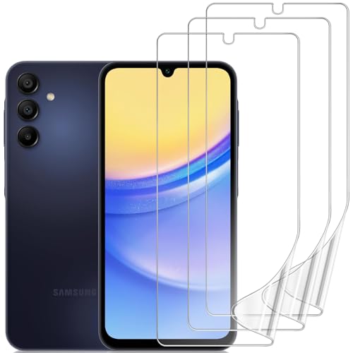 DYNASCO 3 Stück Schutzfolie für Samsung Galaxy A15 4G/5G, Klar HD Weich TPU Displayschutzfolie Samsung Galaxy A15 4G/5G- Fingerabdruck-ID Unterstützen, Hohe Empfindlichkeit, Blasenfreie Folie DYNASCO 3 Stück Schutzfolie für Samsung Galaxy A15 4G/5G, Klar HD Weich TPU Displayschutzfolie Samsung Galaxy A15 4G/5G- Fingerabdruck-ID Unterstützen, Hohe Empfindlichkeit, Blasenfreie Folie von DYNASCO