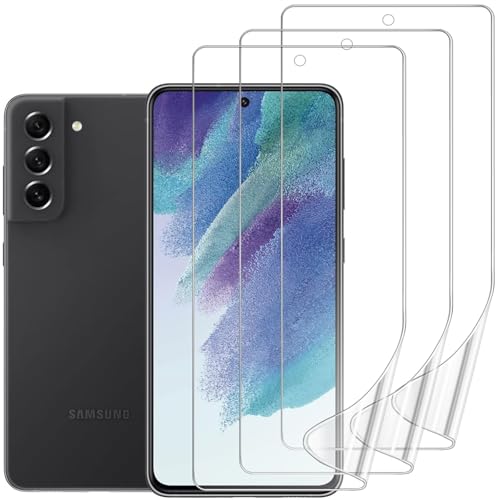 DYNASCO 3 Stück Schutzfolie für Samsung Galaxy S21 FE, Klar HD Weich TPU Displayschutzfolie Samsung Galaxy S21 FE 5G - Fingerabdruck-ID Unterstützen, Hohe Empfindlichkeit, Blasenfreie Folie DYNASCO 3 Stück Schutzfolie für Samsung Galaxy S21 FE, Klar HD Weich TPU Displayschutzfolie Samsung Galaxy S21 FE 5G - Fingerabdruck-ID Unterstützen, Hohe Empfindlichkeit, Blasenfreie Folie von DYNASCO