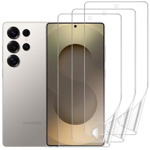 DYNASCO 3 Stück Schutzfolie für Samsung Galaxy S25 Ultra, Klar HD Weich TPU Displayschutzfolie Samsung Galaxy S25 Ultra - Fingerabdruck-ID Unterstützen, Hohe Empfindlichkeit, Blasenfreie Folie DYNASCO 3 Stück Schutzfolie für Samsung Galaxy S25 Ultra, Klar HD Weich TPU Displayschutzfolie Samsung Galaxy S25 Ultra - Fingerabdruck-ID Unterstützen, Hohe Empfindlichkeit, Blasenfreie Folie von DYNASCO