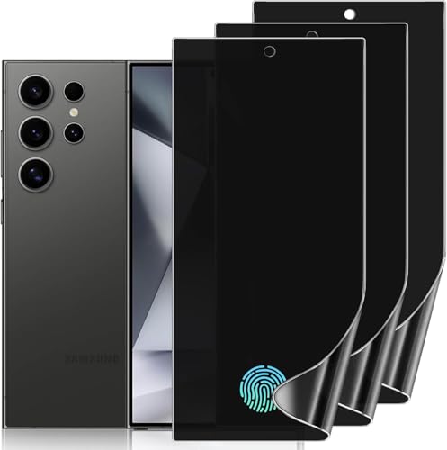 DYNASCO 3 Stück Sichtschutz Schutzfolie für Samsung Galaxy S24 Ultra, Anti-Spähen Weich TPU Displayschutzfolie Samsung Galaxy S24 Ultra 5G 6.8", Fingerabdruck-ID Unterstützen, Hohe Empfindlichkeit DYNASCO 3 Stück Sichtschutz Schutzfolie für Samsung Galaxy S24 Ultra, Anti-Spähen Weich TPU Displayschutzfolie Samsung Galaxy S24 Ultra 5G 6.8", Fingerabdruck-ID Unterstützen, Hohe Empfindlichkeit von DYNASCO
