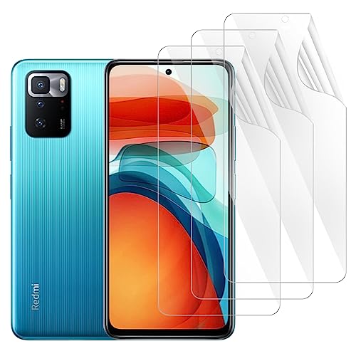 DYNASCO 3 Stück Schutzfolie für Xiaomi Redmi Note 10 Pro/Redmi Note 10 Pro Max 4G 6.67", Klar HD Weich TPU Displayschutzfolie - Fingerabdruck-ID Unterstützen, Hohe Empfindlichkeit DYNASCO 3 Stück Schutzfolie für Xiaomi Redmi Note 10 Pro/Redmi Note 10 Pro Max 4G 6.67", Klar HD Weich TPU Displayschutzfolie - Fingerabdruck-ID Unterstützen, Hohe Empfindlichkeit von DYNASCO