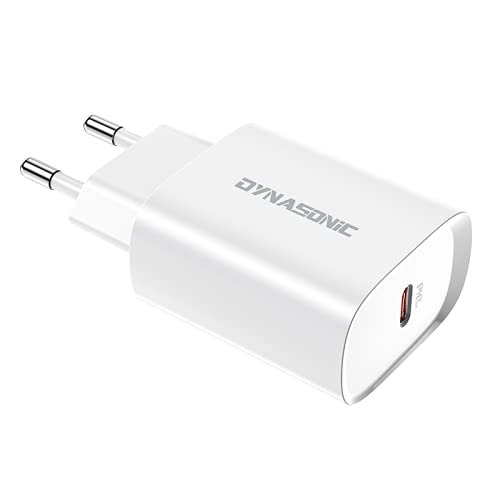 DYNASONIC 20W USB C Ladegerät USB C Netzteil PD for Mobile iPhone 12 12 Pro 12 Mini 12 Pro MAX Se 2020 X XS MAX 8 iPad Pro Airpods MAX, S10 S9 Xiaomi Redmi 9 (Type C) von DYNASONIC