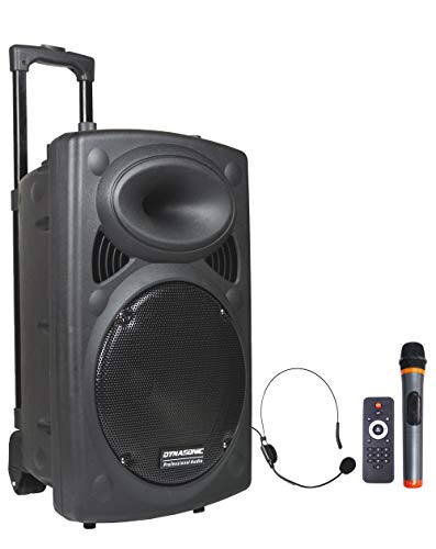 DYNASONIC Dynapro12 Mobile PA Sound Anlage Mikrofonen Lautsprecher Systeme Akku-MP3-USB-SD inkl. Funkmikrofon Soundsystem DYNASONIC Dynapro12 Mobile PA Sound Anlage Mikrofonen Lautsprecher Systeme Akku-MP3-USB-SD inkl. Funkmikrofon Soundsystem von DYNASONIC