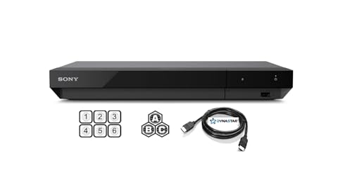 Region Free 4K UHD Blu-Ray Player Compatible with Sony UBP-X700M with UHD 4K Playback, 3D WiFi Multi Region Code Free | Blu-Ray Regions A, B, C | DVD Regions 0-8 with Dynastar 6FT HDMI Bundle Region Free 4K UHD Blu-Ray Player Compatible with Sony UBP-X700M with UHD 4K Playback, 3D WiFi Multi Region Code Free | Blu-Ray Regions A, B, C | DVD Regions 0-8 with Dynastar 6FT HDMI Bundle von DYNASTAR