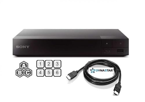 Region Free Blu-Ray Player Compatible with Sony BDP-BX370 with WiFi Multi Region Code Free | Blu-Ray Regions A, B, C | DVD Regions 0-8 with Dynastar 6FT HDMI Bundle Region Free Blu-Ray Player Compatible with Sony BDP-BX370 with WiFi Multi Region Code Free | Blu-Ray Regions A, B, C | DVD Regions 0-8 with Dynastar 6FT HDMI Bundle von DYNASTAR