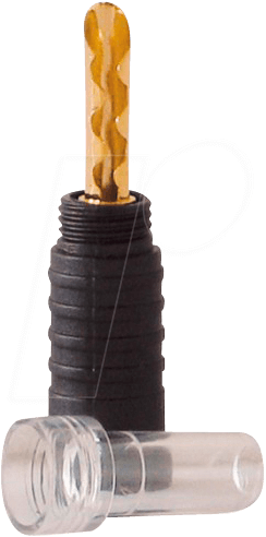 DYNAVOX 204351 - High-End Bananenhohlstecker, schwarz von DYNAVOX