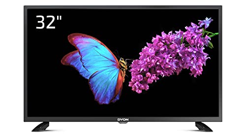 DYON Live 32 Pro X 80 cm (32 Zoll) Fernseher (Triple Tuner (DVB-C/-S2/-T2), Hotelmodus, USB-Media Player) [Mod. 2022] von DYON