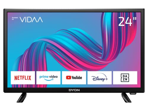 DYON Movie Smart 24 VX 60 cm (24 Zoll) Fernseher (HD Smart TV, HD Triple Tuner (DVB-C/-S2/-T2), App Store, Prime Video, Netflix, YouTube, DAZN, Disney+) [Mod. 2023]… von DYON