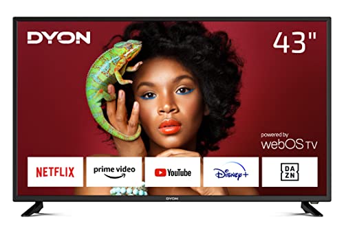 DYON Smart 43 X-EOS-2 108 cm (43 Zoll) Smart TV (Full-HD, HD Triple Tuner (DVB-C/-S2/-T2), App Store, Prime Video, Netflix, Magic Remote mit Sprach- & Gestensteuerung) von DYON