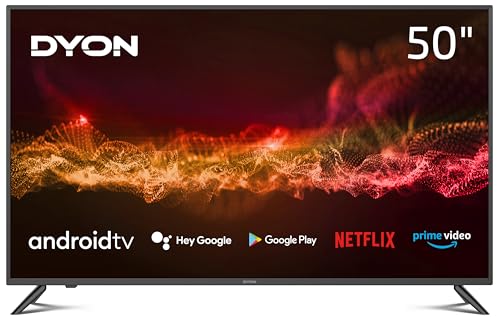 DYON Smart 50 AD 125,7 cm (50 Zoll) Fernseher (4K Ultra-HD, HD Triple Tuner, Google Play Store, Google Assistant, Prime Video, Netflix, BT-Fernbedienung mit Mikrofon) [Modelljahr 2021] von DYON