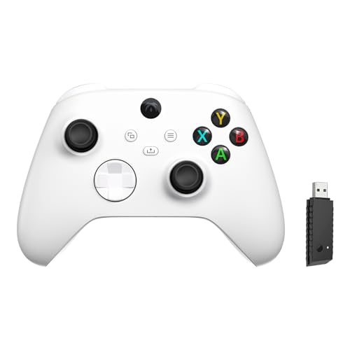 DYONDER game controller for PC,Wireless Controller 2.4GHZ Kompatibel für Xbox One,Xbox Series X/S,Xbox One X/S(White) von DYONDER