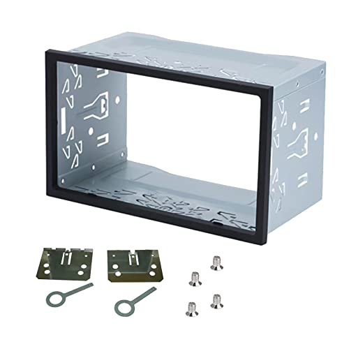 Auto Radio Montage Rahmen 2DIN Doppel Metallrahmen Halterung Faszienmontageset für Doppel DIN Auto Radio Auto DVD Player GPS Navigation von DYOUen