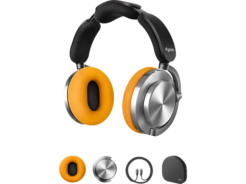 DYSON OnTrac, Over-ear Kopfhörer Bluetooth Gelb/Aluminium DYSON OnTrac, Over-ear Kopfhörer Bluetooth Gelb/Aluminium von DYSON