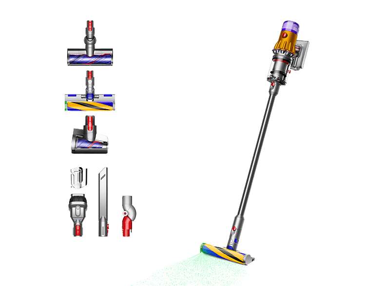 DYSON V12 DETECT SLIM ABSOLUTE (2023) Stielsauger, Akkubetrieb, 545 Watt von DYSON