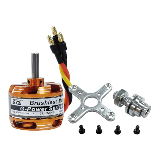 DYS D3530 1700KV 1400KV 1100KV 5.0mm Brushless Outrunner Motor 2-4S für Multi-Copter/Festflügelflugzeuge/Hubschrauber (D3530 1100KV) von DYSRC