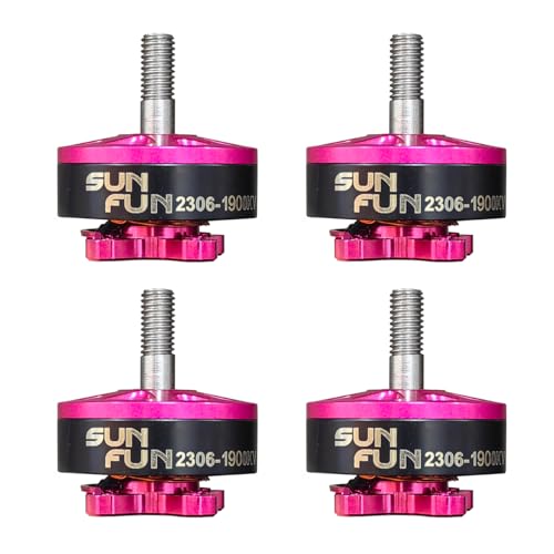 DYS SUNFUN 2306 1900KV 6S bürstenloser Motor für FPV-Renndrohne Quadcopter 12,7 cm Freestyle Remote Drohne 4 Stück von DYSRC