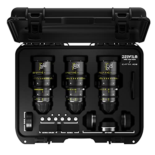 Catta Ace Zoom 3-Lens Kit (18-35/35-80/70-135 T2.9) Black von DZOFILM