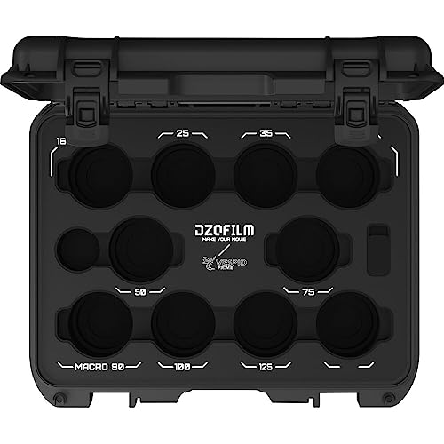 DZOFilm Hard Case for Vespid Prime 10-Lens Kit (16/21/25/35/40/50/75/100/125/Macro 90) von DZOFILM