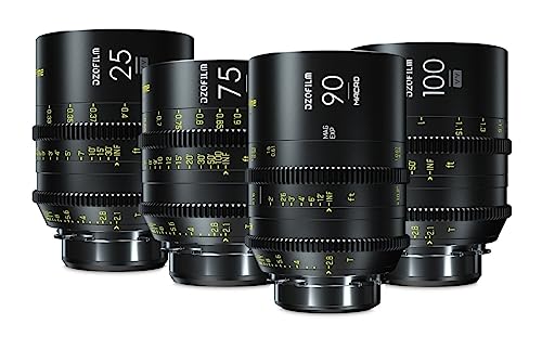 Vespid Prime 4-Lens Kit (25/75/100 T2.1 + Macro 90 T2.8) Metric von DZOFILM