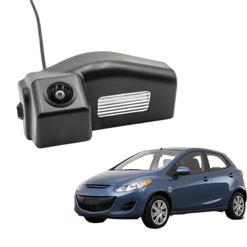 Nachtsicht Rückfahrkameras CCD HD AHD Fisheye Rückansicht Kamera Für Mazda 2 2007-2015 Auto Reverse Parkplatz Monitor von DZSHONGXINSM