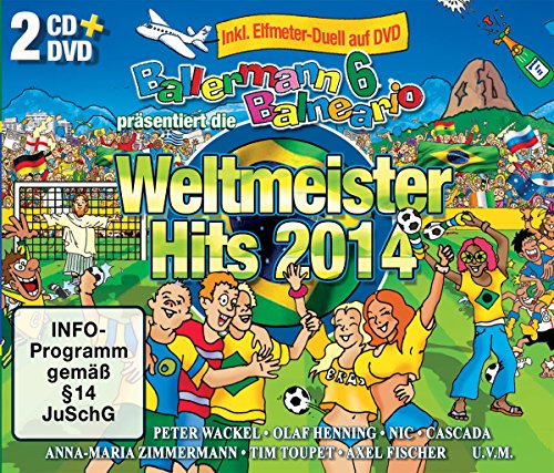 Ballermann 6 Balneario Präs.die Weltmeister Hits (2CD+DVD) von Da Records (DA Music)