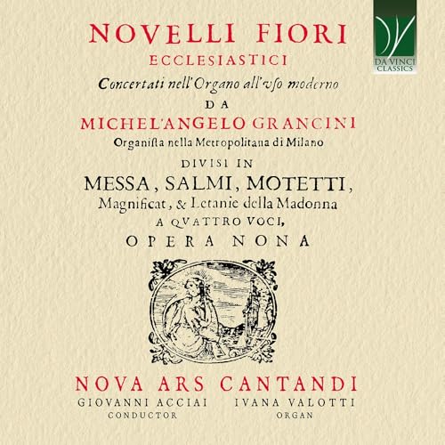 Novelli Fiori Ecclesiastici Opera IX, 1643 Novelli Fiori Ecclesiastici Opera IX, 1643 von Da Vinci Classics