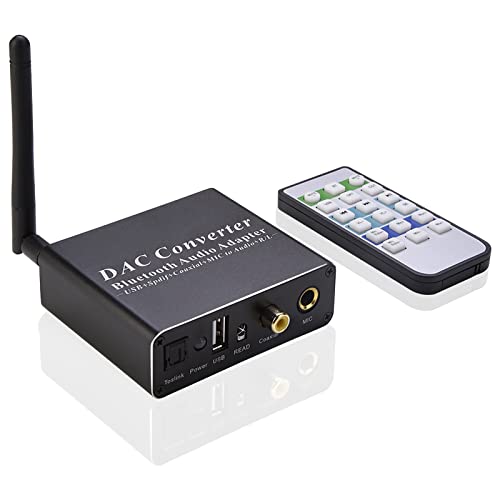 DAC Konverter Bluetooth Audio Adapter USB + SPDIF+ Koaxial+ Mikrofon auf Audio + R/L von DaMohony