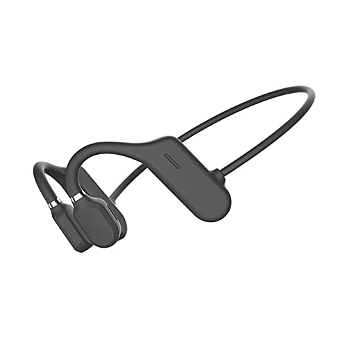 Bluetooth5.0 Bone Conduction Kopfhörer mit Mikrofon, Open Ear Wireless Sweatproof Kopfhörer, Stereo Kopfhörer Over-Ear Headsets zum Joggen Laufen Fahren Radfahren von DaMohony