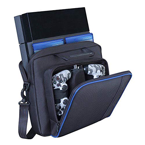 DaMohony Tragetasche für PS4, Reiseaufbewahrung, Tragetasche, Schultertasche, Handtasche für PS4 Systemkonsole und Zubehör von DaMohony