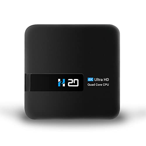 H20 Android 10 0 TV Box, Smart TV Box RK3229 USB 2 0 Ultra HD 4K HDR Android TV Box, Unterstützt Bildschirmspiegelung, 8GB RAM 128GB ROM Set Top TV Box von DaMohony