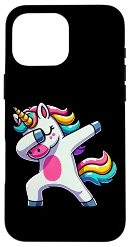 Dabendes Einhorn Magisches Tier Sarkastische Einhörner Hülle für iPhone 16 Pro Max von Dab Einhörner Sarkasmus Mythische Wesen Unicorn