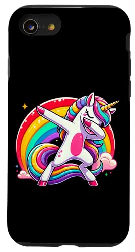 Dabendes Einhorn Magisches Tier Sarkastische Einhörner Hülle für iPhone SE (2020) / 7 / 8 von Dab Einhörner Sarkasmus Mythische Wesen Unicorn