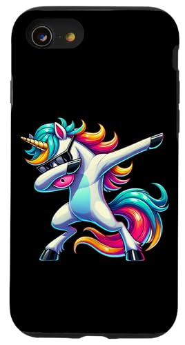 Dabendes Einhorn Magisches Tier Sarkastische Einhörner Hülle für iPhone SE (2020) / 7 / 8 von Dab Einhörner Sarkasmus Mythische Wesen Unicorn