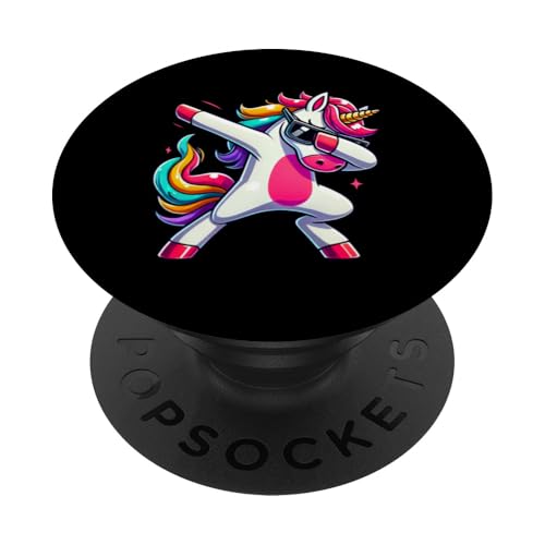 Dabendes Einhorn Magisches Tier Sarkastische Einhörner PopSockets Klebender PopGrip von Dab Einhörner Sarkasmus Mythische Wesen Unicorn