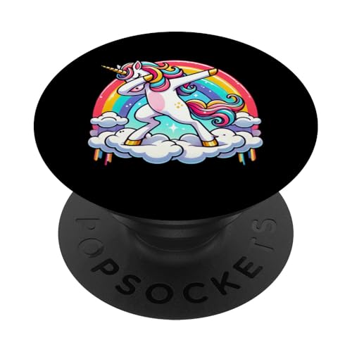 Dabendes Einhorn Magisches Tier Sarkastische Einhörner PopSockets Klebender PopGrip von Dab Einhörner Sarkasmus Mythische Wesen Unicorn