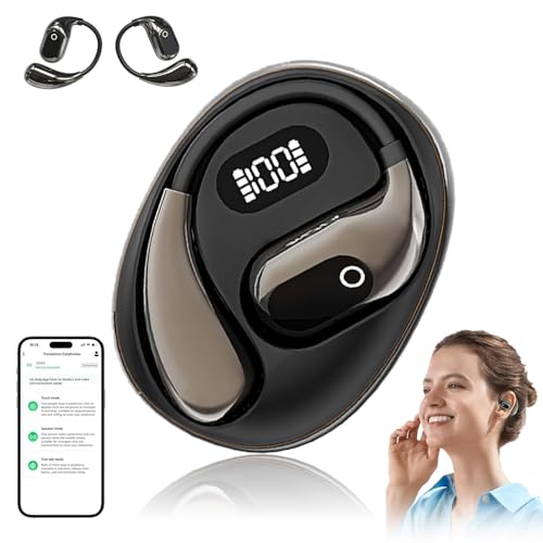 Dabeto Ai-Übersetzungskopfhörer, Sprache-Übersetzung-In-Ear-Kopfhörer 138 Sprachen, Open Air Traductor, Openair 5 OWS Übersetzung-Bluetooth-In-Ear-Kopfhörer, Ai-Kopfhörer für Sprachenübersetzung Dabeto Ai-Übersetzungskopfhörer, Sprache-Übersetzung-In-Ear-Kopfhörer 138 Sprachen, Open Air Traductor, Openair 5 OWS Übersetzung-Bluetooth-In-Ear-Kopfhörer, Ai-Kopfhörer für Sprachenübersetzung von Dabeto