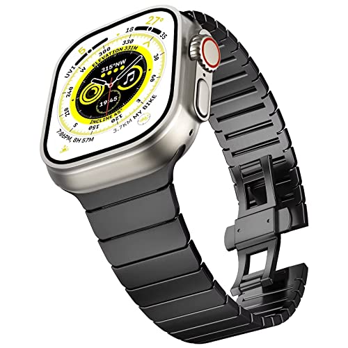 Dabeto Armband Kompatibel mit Apple Watch Apple Watch Band 42mm 44mm 45mm 49mm Apple Watch Ultra Armbander Titanium Metall Ersatz Band Kompatibel mit Series 1 2 3 4 5 6 7 8 Dabeto Armband Kompatibel mit Apple Watch Apple Watch Band 42mm 44mm 45mm 49mm Apple Watch Ultra Armbander Titanium Metall Ersatz Band Kompatibel mit Series 1 2 3 4 5 6 7 8 von Dabeto